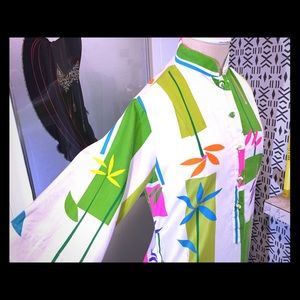 Gorgeous Bright Beach Cover-Up or Artsy House Gown